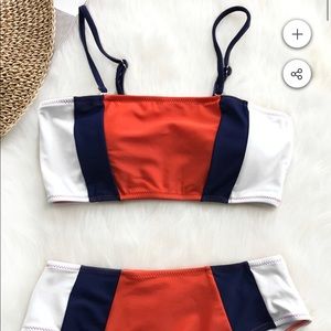 Two piece bathing suit NWT